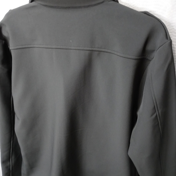 FOSSA Tiburon Polyester Stretch Shell JACKET mens Size XL Black zippered. 'Mark - Picture 7 of 9